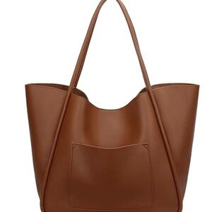Trendy Brown Tote Bag - NWOT